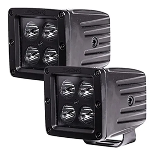 Heise HE-BCL2S2PK Heise Blackout 4 Led Cube Light - 3 - 2 Pack