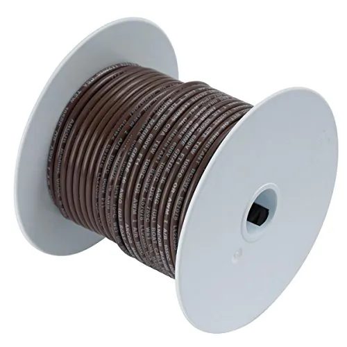 Ancor 106202 Brown 12 Awg Tinned Copper Wire - 25'