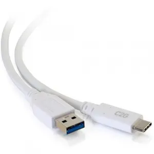 C2g 28835 3ft White Usb3.0 Usb-c To Usb-a