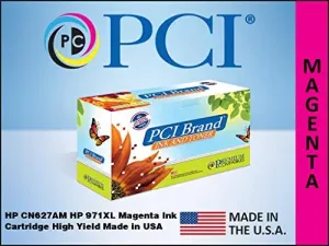 Pci CN627AM-PCI Remanufactured Hp 971xl Magenta Ink Cartridge -  Usa