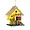 10018416 | Songbird Valley Sunny Yellow Tree Fort Birdhouse
