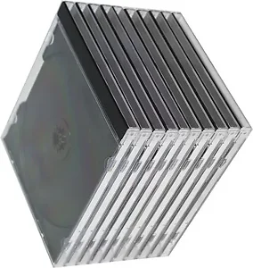 Maxell Maxell Clear 12-Pack CD-360 Jewel Cases for Storage