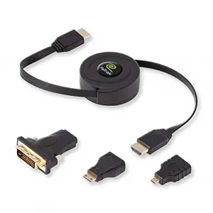 Retrak RA5580 Retrak_emerge Retractable Standard Hdmi Cable With Mini4