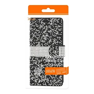DFC02-S8EDGEBK | Samsung Reiko Diamond Rhinestone Wallet