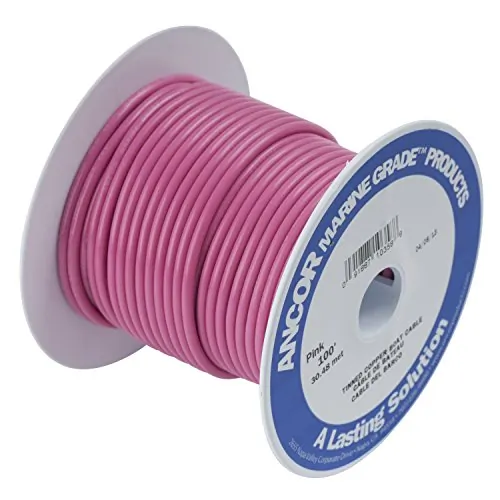 Ancor 182603 Marine Grade Pink 16 Awg Tinned Copper Wire - 25'