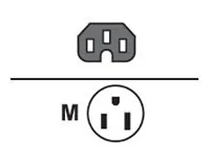 ADD-515P2C1514AWG6FT | Addon 6FT Heavy-Duty Power Cable for