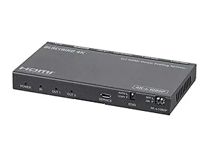 36741 | Monoprice 4K HDMI Splitter 1x2 - Supports HDMI 2.0