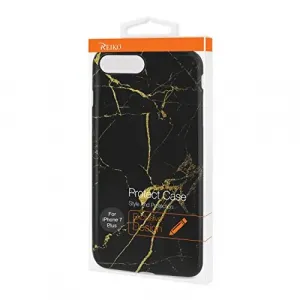 Apple DTPU09-IPH7PLSBK Reiko Iphone 8 Plus 7 Plus Streak Marble Iphone