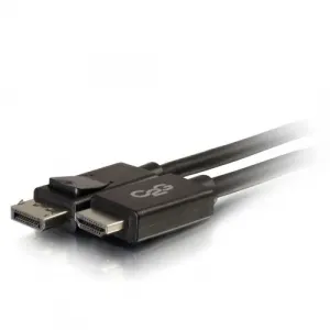 C2g 54327 10ft Displayport To Hdmi Adapter Cable Black - Connect The D