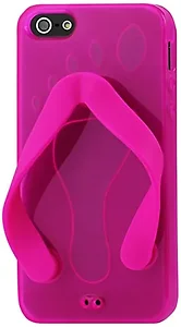 DTPU01-IPHONE5HPK | Apple Hot Pink Silicone Sandal Case for
