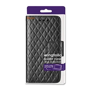 FC221-LGLEONRBBK | Lg Luxury Black Rhombus Wallet Case for