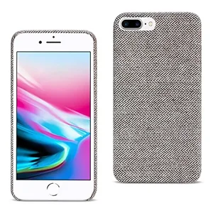 DF01-IPH8PLSDKGY | Apple Herringbone Fabric Case for iPhone