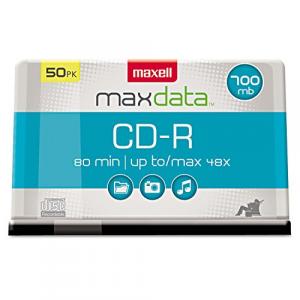 Hitach 648250 Maxell Cd-r, 700mb, 48x, 80 Min, Branded, 50pk Spindle