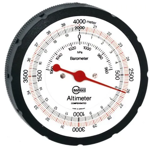 Barigo 29 Handheld Altimeter Wcase - 12,00039; Standard Dial