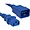 C13C20-BL-4F-ENC | Enet 4FT C13 TO C20 Blue Power Cord