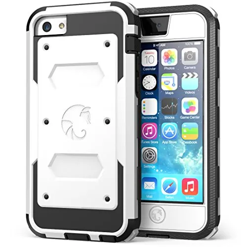 I-blason IPHONE5C-ARMORBOX-BLUE Armorbox Dual Layer Hybrid