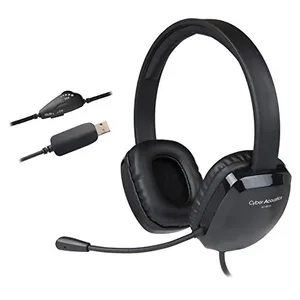 Cyber Acoustics Durable Stereo USB Headset for Students and