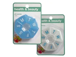 Bulk FD296 Circular Weekly Pill Planner