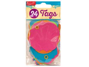 Bulk UC092 Leisure Arts Scrap Tag Wtwine Bright 24pc