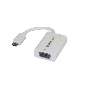 Startech CDP2VGAUCPW Usb C To Vga Adapter With 60w Power Delivery Pass