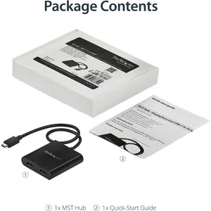 Startech MSTCDP122HD 2-port Multi Monitor Adapter - Usb-c To Hdmi Vide