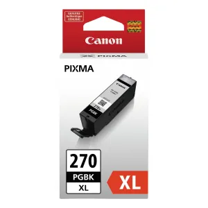 Original Canon 0319C001 Pgi-270xl Ink Cartridge - Inkjet - Pigment Bla