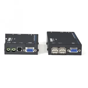 Black ACU5050A-R2 Kvm Ext Vga Usb Audio Catx Dual Access