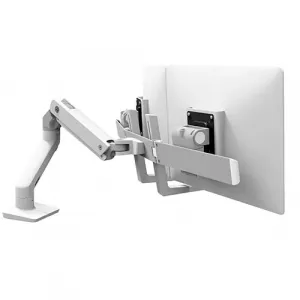 Ergotron 45-476-216 Hx Desk Dual Monitor Arm White 45-476-216