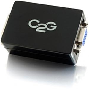 C2g 40724 Pro Dvi-d To Vga Converter Connect A New Device With A Dvi-d