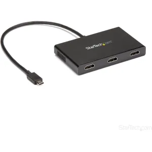 Startech MSTCDP123HD 3-port Multi Monitor Adapter - Usb-c To Hdmi Vide