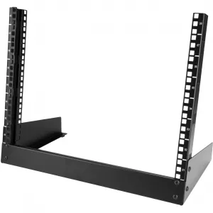 Startech RK8OD 8u Desktop Rack - 2-post Open Frame Rack - 19in Open Fr