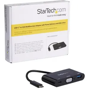 Startech CDP2VGAUACP Star Tech.com Usb-c Vga Multiport Adapter - Usb-a