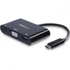 Startech CDP2VGAUACP Star Tech.com Usb-c Vga Multiport Adapter - Usb-a