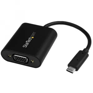 Startech CDP2VGASA Usb-c To Vga Adapter - 1920x1200 - Usb C Adapter - 