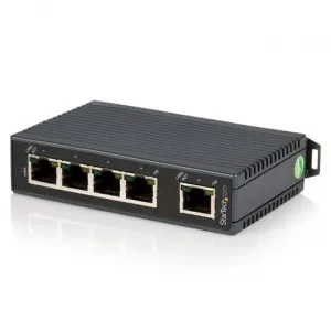 Startech IES5102 5 Port Industrial Ethernet Switch - Din Rail Mountabl