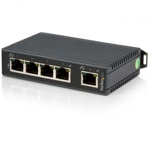 Startech IES5102 5 Port Industrial Ethernet Switch - Din Rail Mountabl