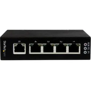 Startech IES51000 5 Port Unmanaged Industrial Gigabit Ethernet Switch 