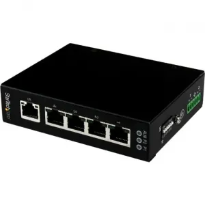 Startech IES51000 5 Port Unmanaged Industrial Gigabit Ethernet Switch 