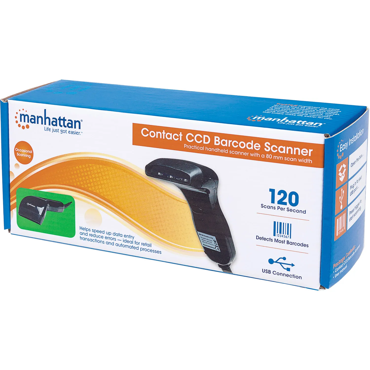 Manhattan 401517 (r)  Contact Ccd Barcode Scanner