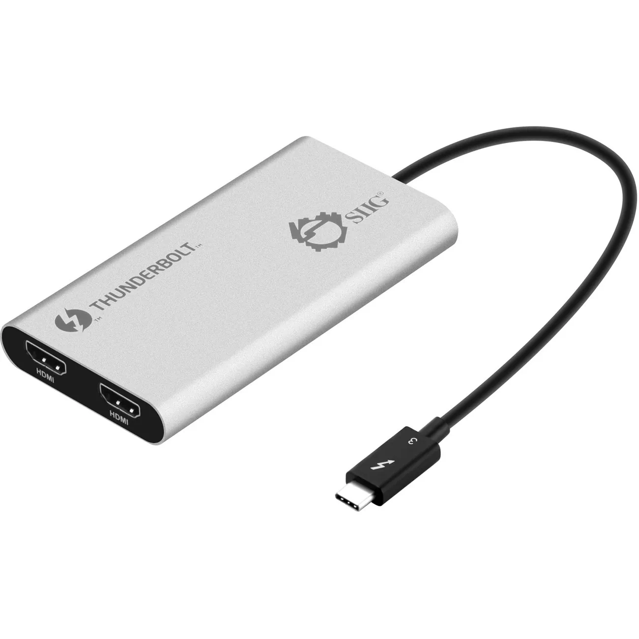 Siig JU-TB0114-S1 Ac Ju-tb0114-s1 Thunderbolt V3 To Dual Hdmi Adapter 