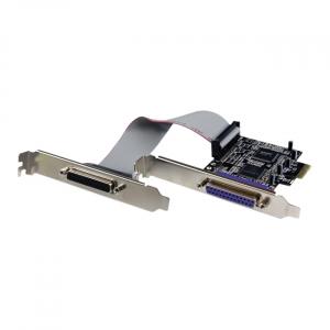 Startech PEX2PECP2 Io Card  2port Pci Express Parallel Adapter Card Ie