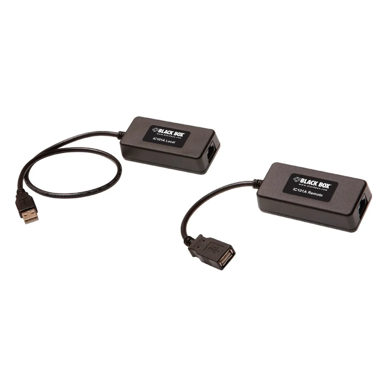 Black IC101A Usb 1.1 Cat5 Extender, 1-port