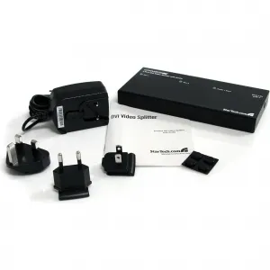 Startech ST122DVIA 2 Port Dvi Video Splitter With Audio - Split A Dvi 