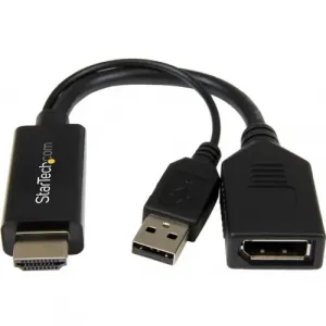 Startech HD2DP Hdmi To Displayport Adapter - 4k 30hz - Hdmi To Display