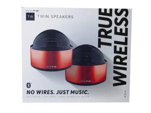 Bulk CS120 Hype Red True Wilress Twin Pairing Rechargeable Bluetooth S