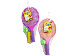 Bulk Buys 2 Pack Racket Play Set in Assorted Colors for Kids
