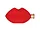 CA527 | Bulk Buys Stylish Red Lip Flask for Parties and