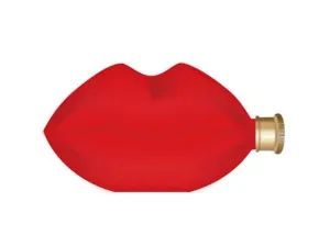 Bulk CA527 Red Lip Flask