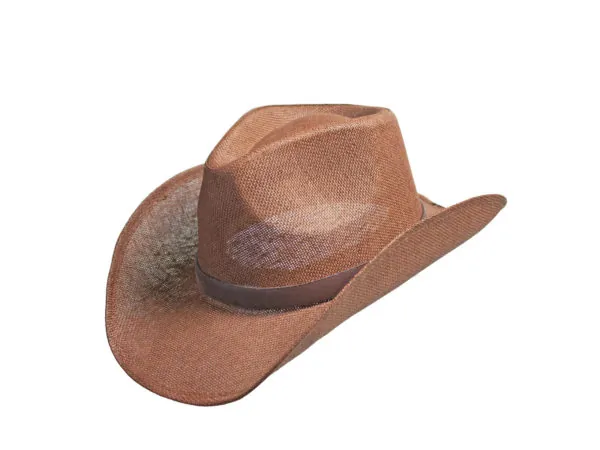 Bulk GW708 Stained Wicker Hat