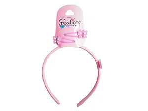 DD368 | Bulk Buys Butterfly Themed 3-Piece Headband and